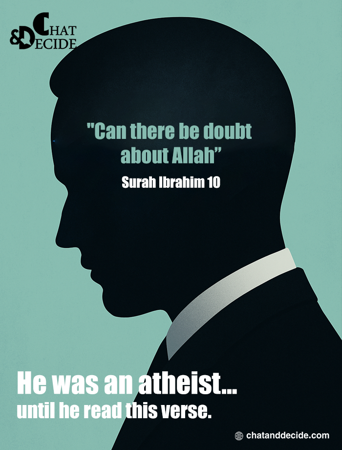 He was an atheist… until he read this verse.