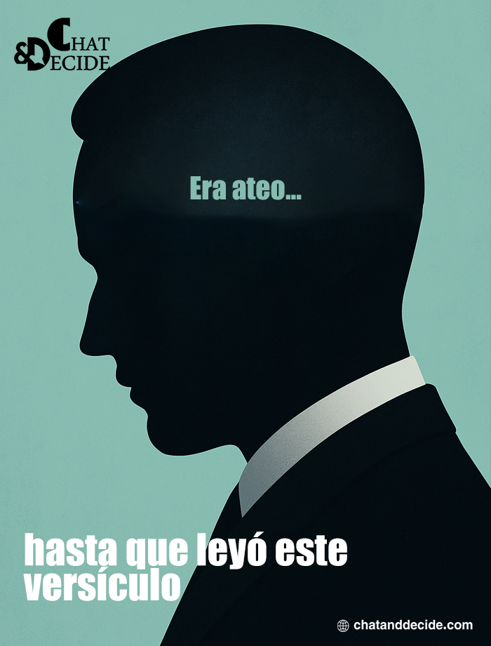 "Era ateo... hasta que leyó este versículo. "