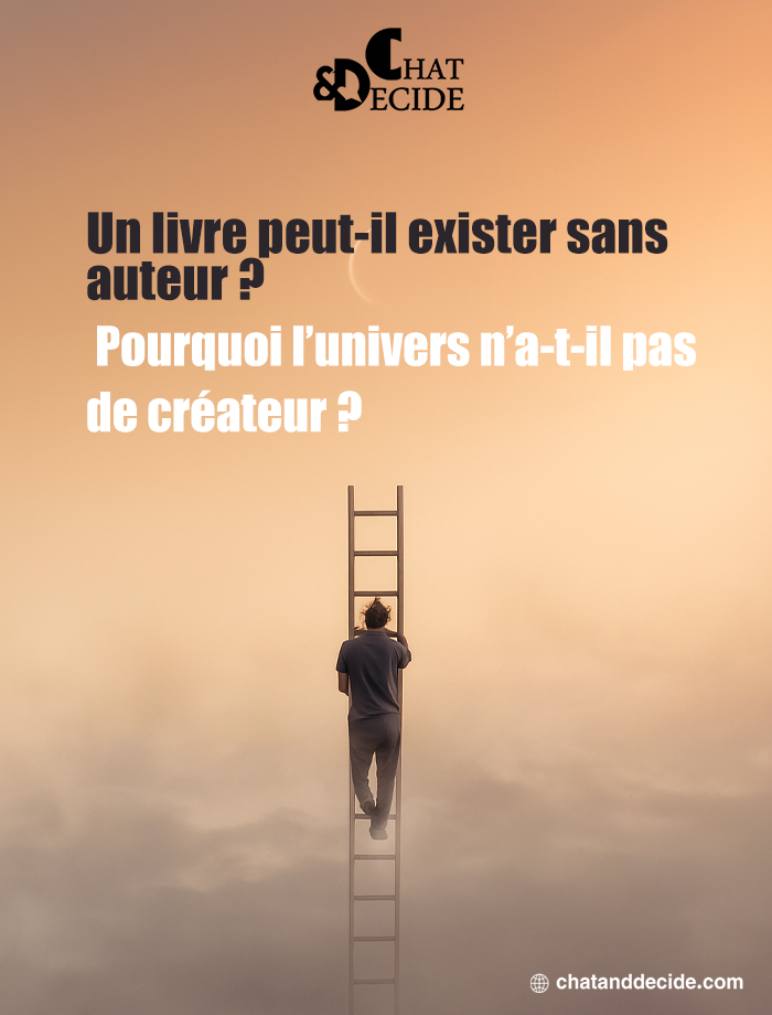 "Un livre sans auteur ? Pourquoi l'univers n'a-t-il pas de créateur ?"