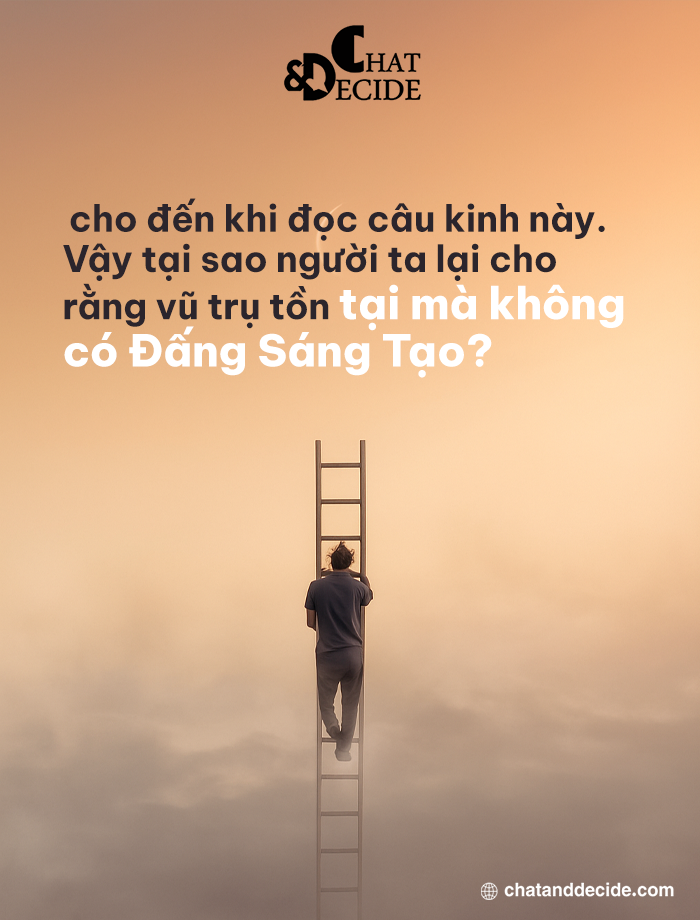 Liệu có thể tồn tại một cuốn sách mà không có tác giả? Vậy tại sao người ta lại cho rằng vũ trụ tồn tại mà không có Đấng Sáng Tạo?