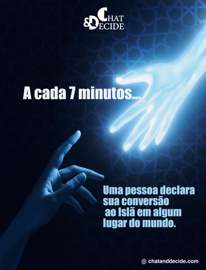A cada 7 minutos, alguém se converte ao Islã