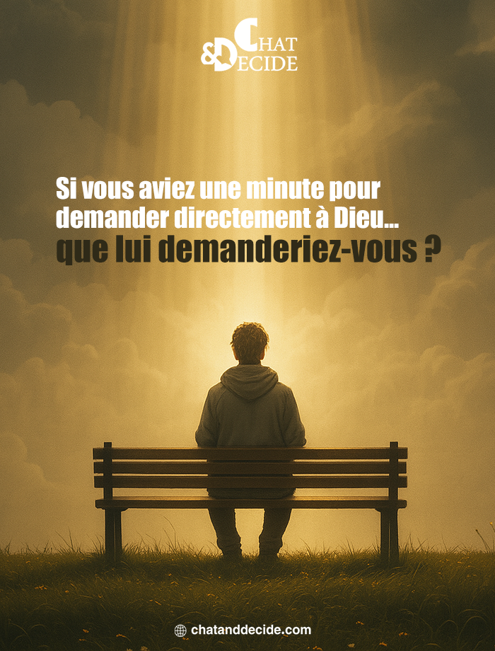 "Si vous aviez une minute pour demander à Dieu ?"