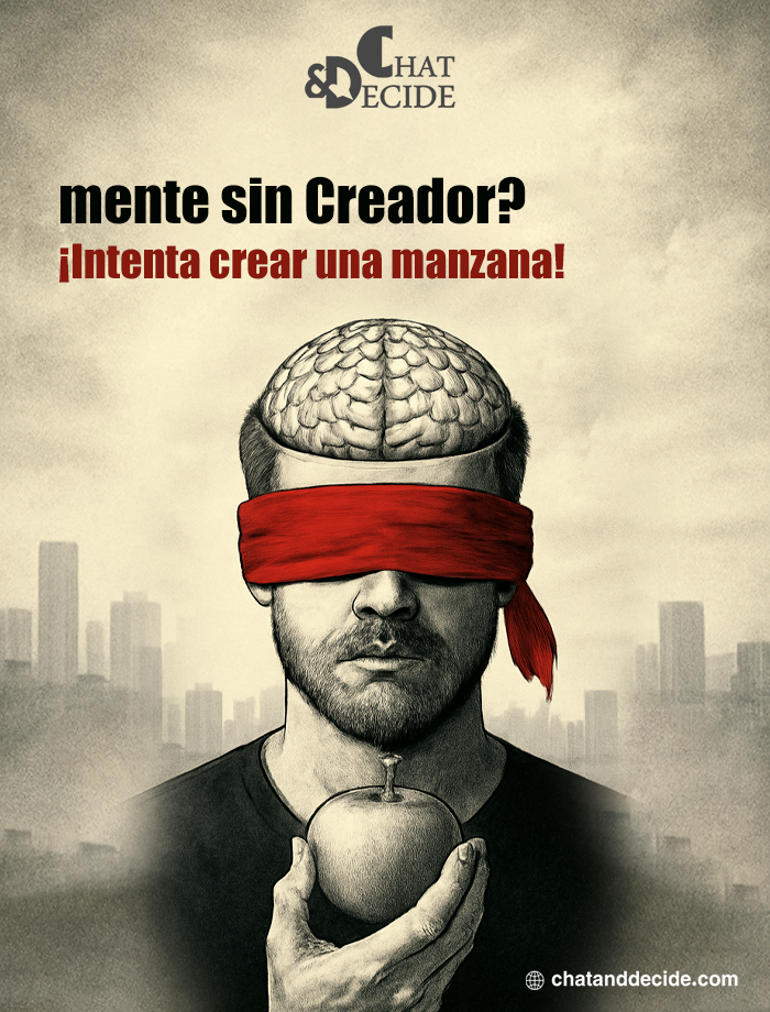 "¿Una mente sin Creador? ¡Intenta crear una manzana!"