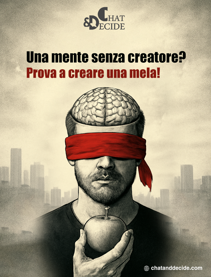 Mente senza creatore? Prova a creare una mela!