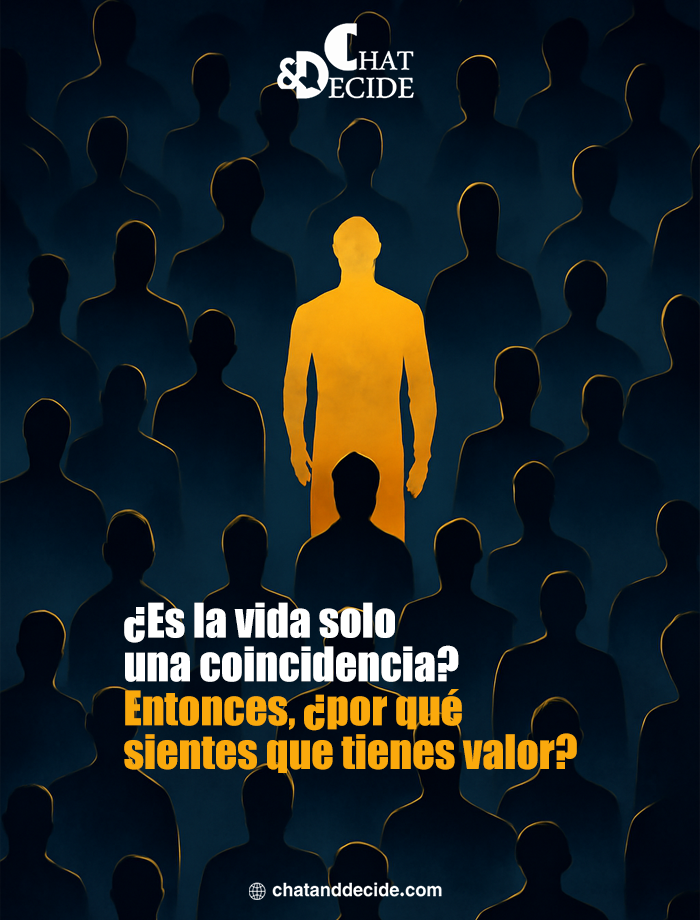 "¿Es la vida una coincidencia? ¿Por qué tienes valor?"