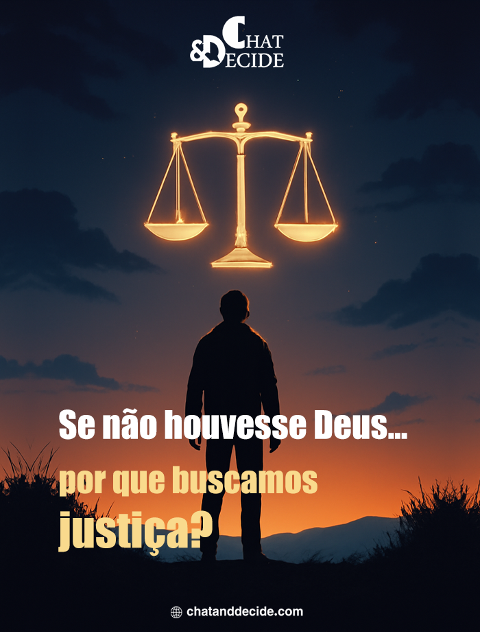 Se não houvesse Deus... por que buscamos justiça?
