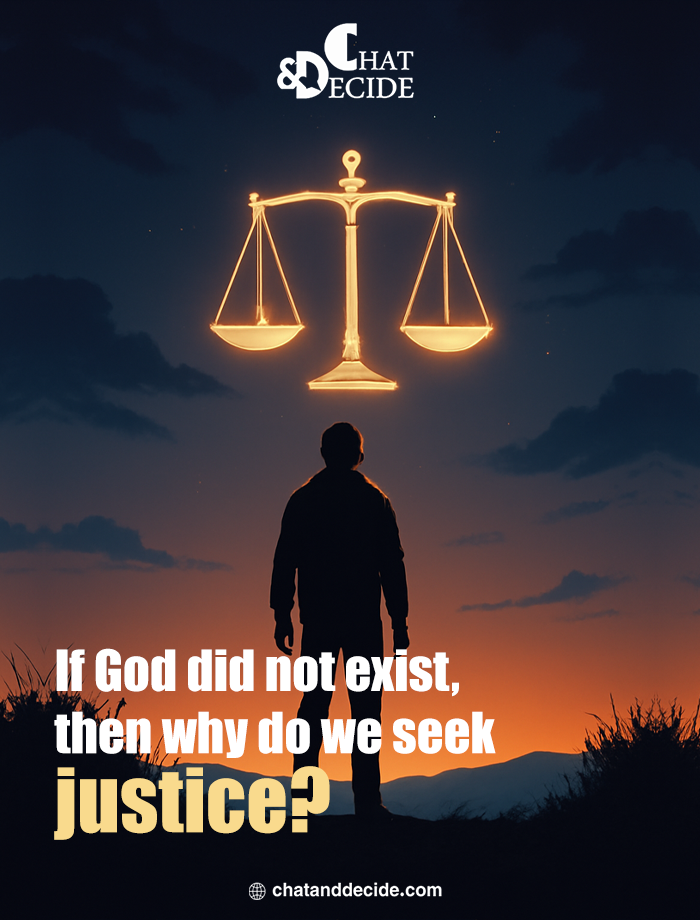 If God did not exist, then why do we seek justice?