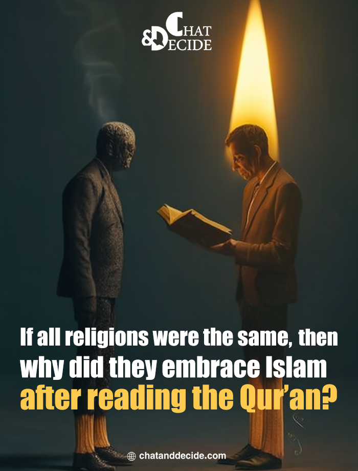 If all religions were the same, then why did they