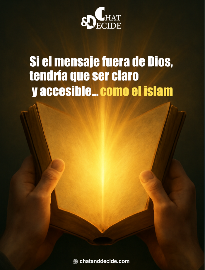 "Si el mensaje fuera de Dios, sería claro: el Islam"