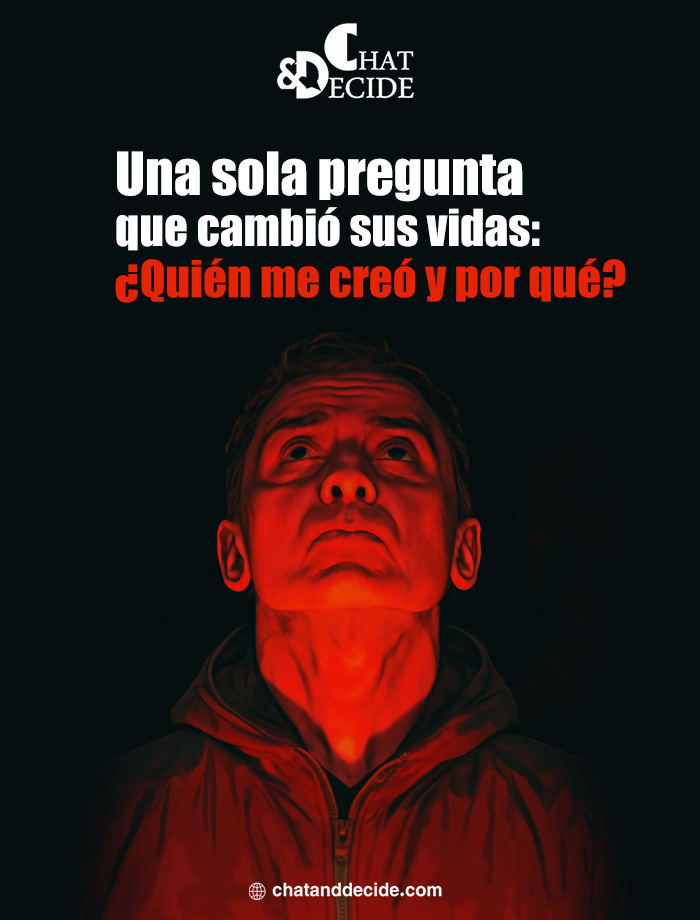 Una sola pregunta que cambió sus vidas: ¿Quién me creó y por qué?