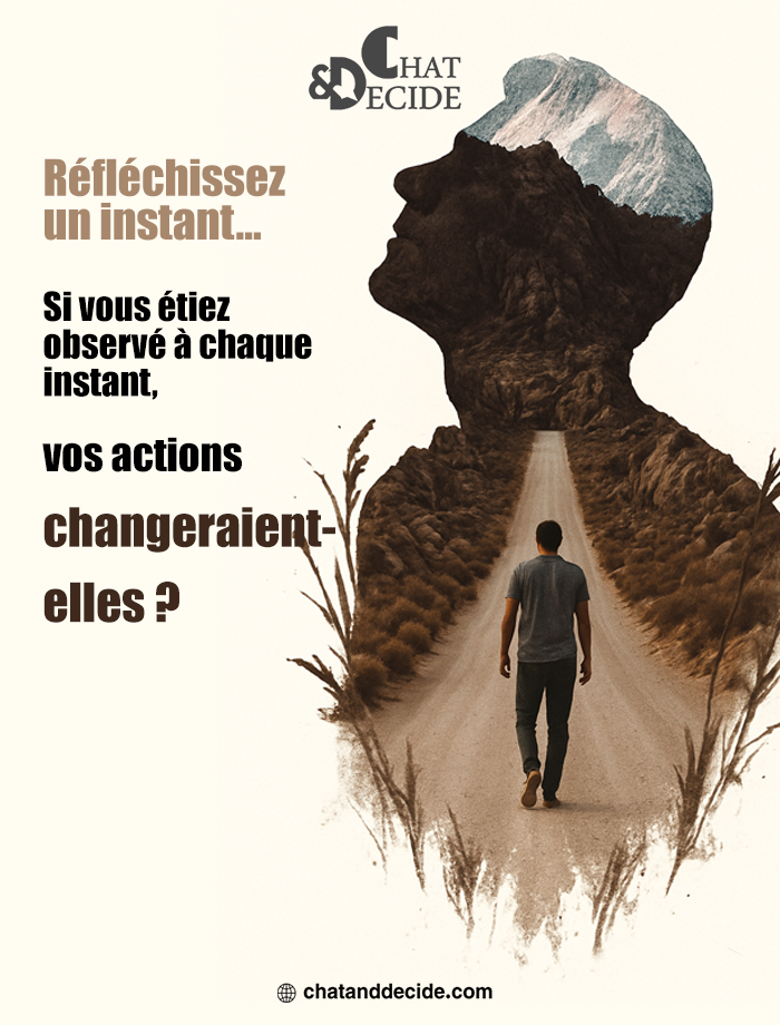 Si vous étiez observé, changeriez-vous vos actions ?"