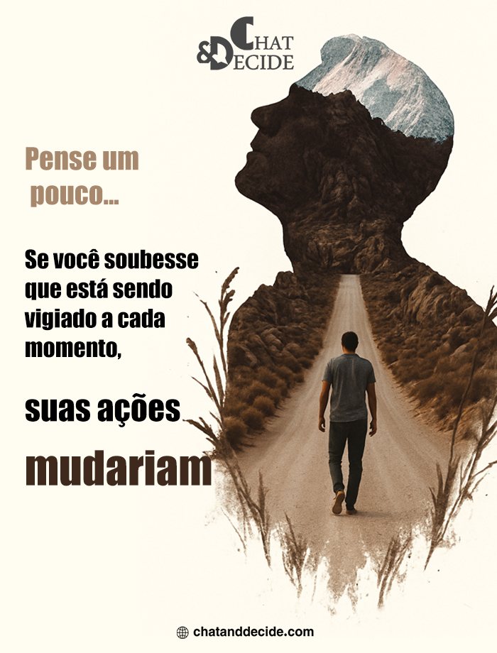 Se fosse vigiado sempre, suas ações mudariam?