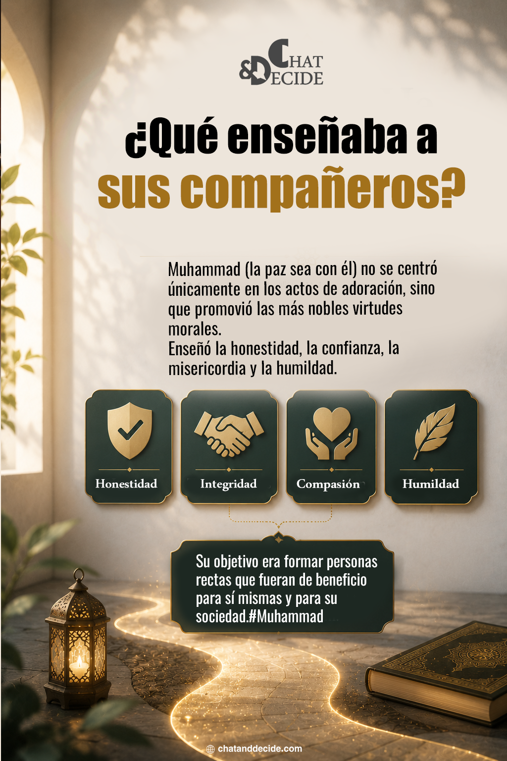 ¿Qué enseñaba a sus compañeros?